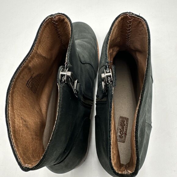 Olukai Womens Kaona II Ankle Side zip Black Leather Boots US W 8 EUR 38 - Picture 7 of 9